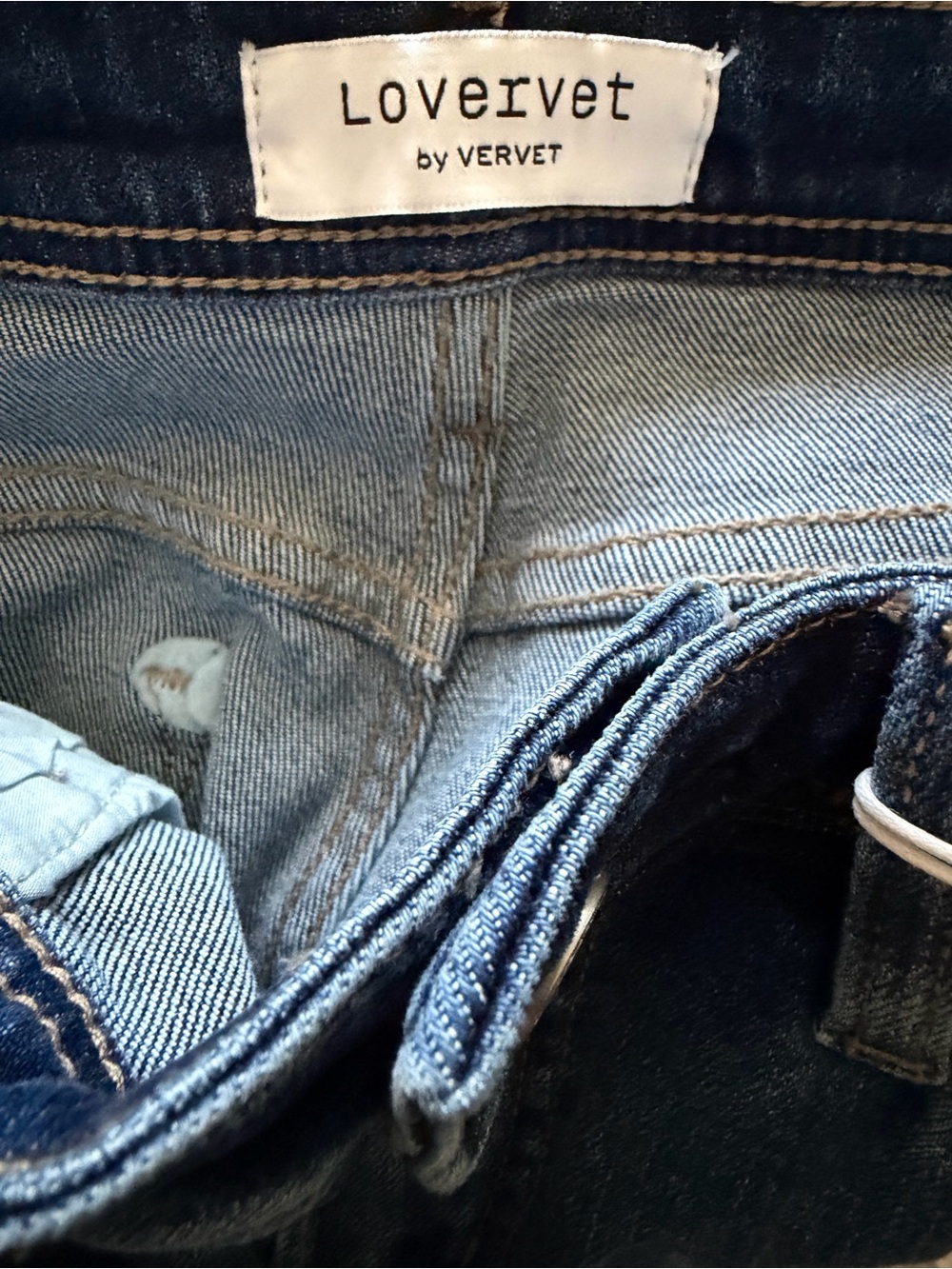 Vervet Lovervet High Rise Wide Leg Jeans Size 27/5 NWT - Picture 5 of 5